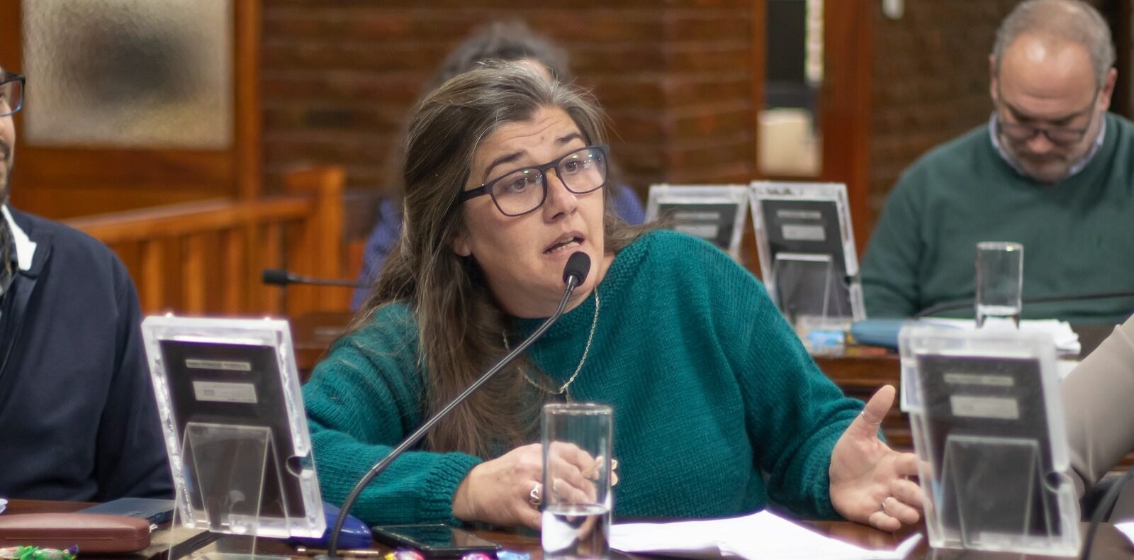 La concejal Badino cargó contra todos